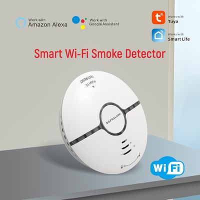 Tuya App Control Fotoelektryczny Optyczny WIFI Inteligentny wykrywacz dymu dla bezpieczeństwa w domu
